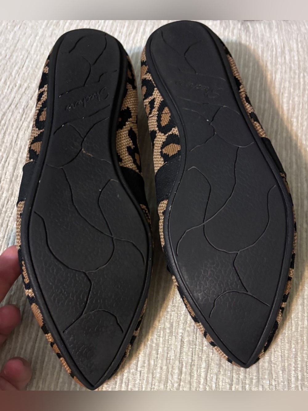 Skechers Leopard Print Ballerina Bow Flats size 8 - Picture 7 of 9